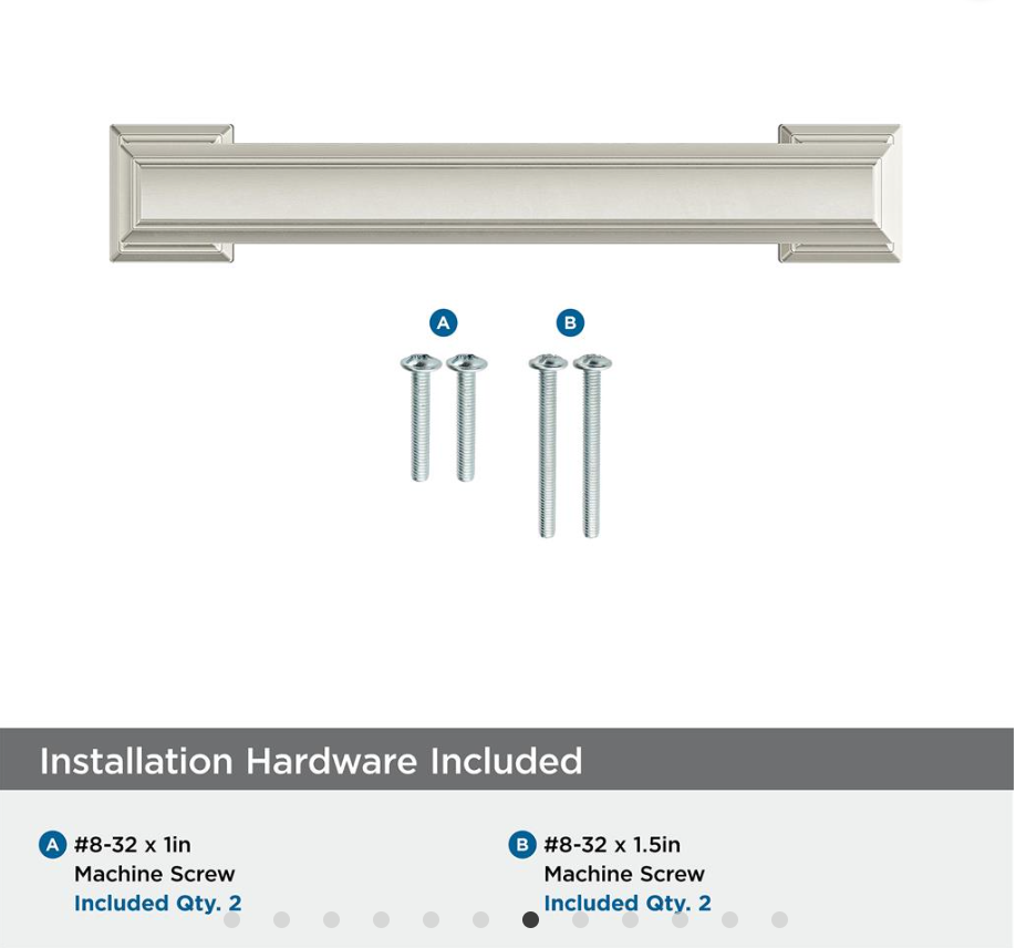 Amerock - Appoint Cabinet 3-3/4" Center to Center Pull - Satin Nickel