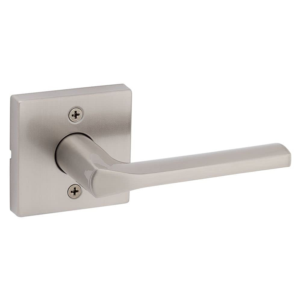 Kwikset 720LSL Lisbon Interior Passage Door Lever Handle Reversible Satin Nickel