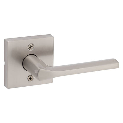 Kwikset 720LSL Lisbon Interior Passage Door Lever Handle Reversible Satin Nickel