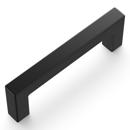 Hickory Hardware Kitchen Cabinet Pulls 3" Matte Black (Pack of 10)