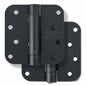 Miseno Mdh4092 4 X 4 Spring Hinge 5/8  Radius Corner Door Hinge - Black