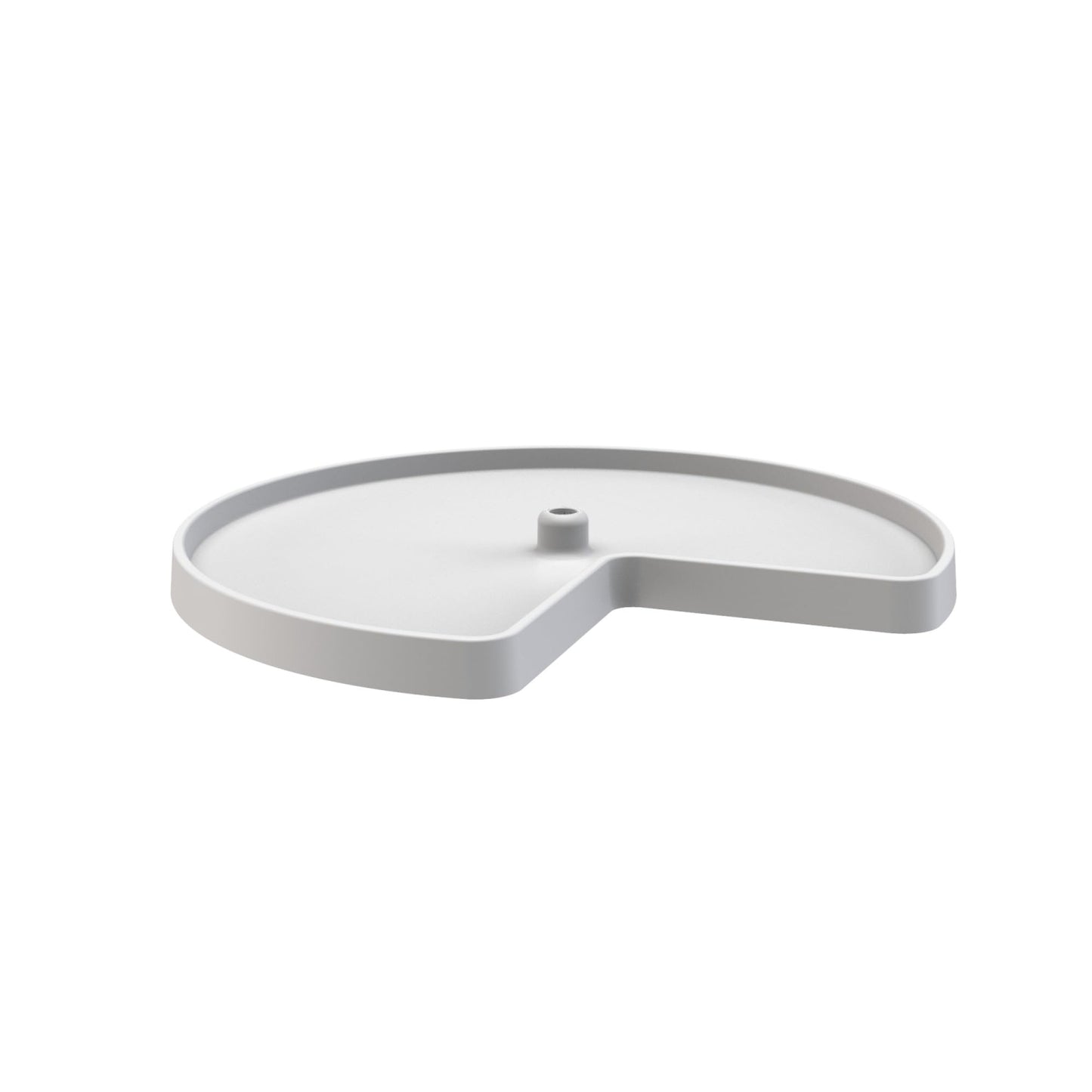 REV-A-SHELF Polymer Kidney-Shaped Lazy Susan Shelf for Corner Base Cabinets
