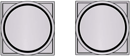 Baldwin K009.PRIV K009 Privacy Door Knob Set with R050 Rose - Satin Black