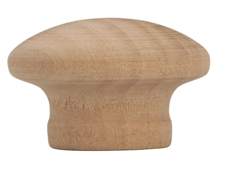 Amerock 1-1/2" Unfinished Birch Wood Knob - Pack of 14