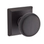 Baldwin HDROUTSR112 Reserve Half Dummy Round Knob w/Square Rose in Aged Bronze