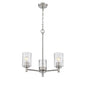 Millennium Lighting 9213 Ashli 3 Light 20" Wide Chandelier - Brushed Nickel