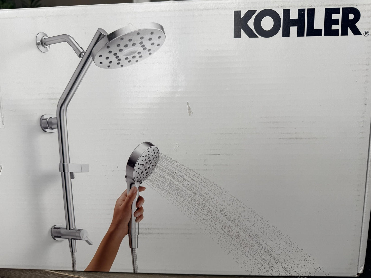 Kohler R38001-G-BL Hydrorail 3-in-1 Shower System Matte Black