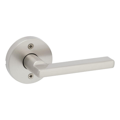 Kwikset 788HFL Halifax Dummy Door Handle, Single Sided Round Lever Satin Nickel