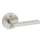 Kwikset 788HFL Halifax Dummy Door Handle, Single Sided Round Lever Satin Nickel