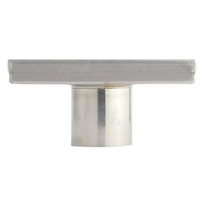 Signature Hardware - 6" Carmen Square Shower Drain - Brushed Stainless Steel