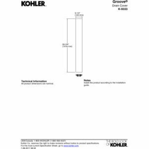 KOHLER Aluminum Cover 60