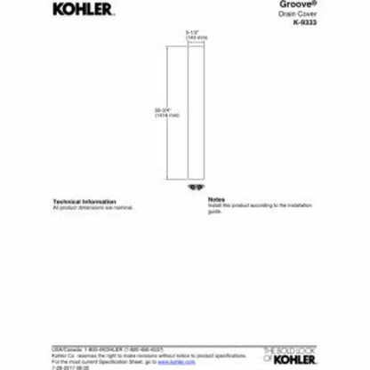 KOHLER Aluminum Cover 60