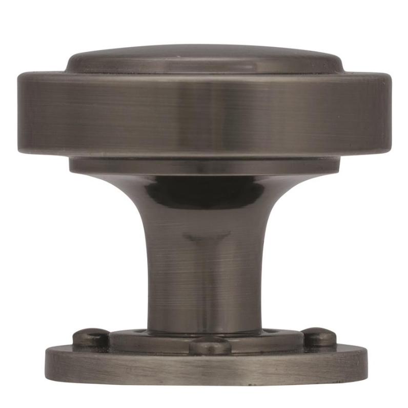 Amerock - ROCHDALE Mushroom Cabinet Knob - 1-1/4" Diameter - Graphite