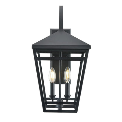 Millenium Lighting 82103-TBK Seager 20 Inch Outdoor Wall Light - Black