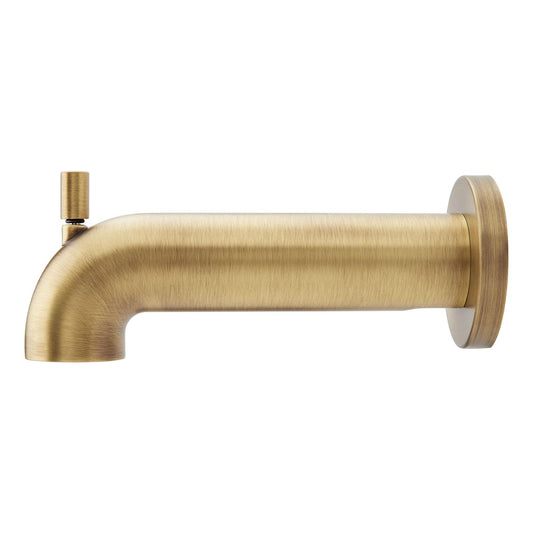 Signature Hardware SHTS73BG Lexia 6-7/8" Integrated Diverter Tub Spout Gold