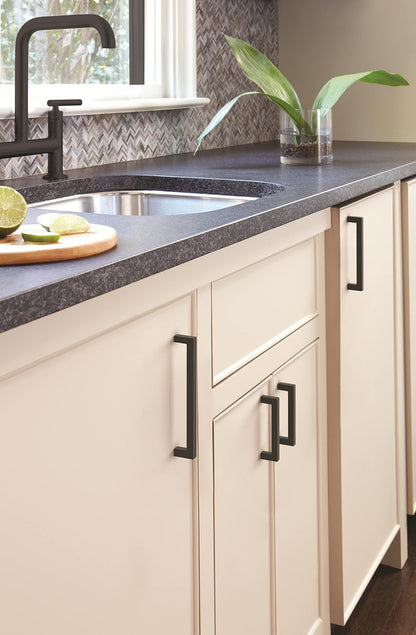 Amerock BP36570FB Cabinet Pull Matte Black 3-3/4" C2C Monument