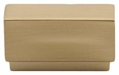 Emtek 86447 Cinder 2-1/4" Modern Urban Rectangular Cabinet Knob - Satin Brass