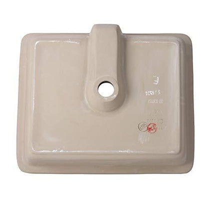 Miseno MNO1713BWH 20"X16" Rectangular Undermount Bathroom Sink w/Overflow-White