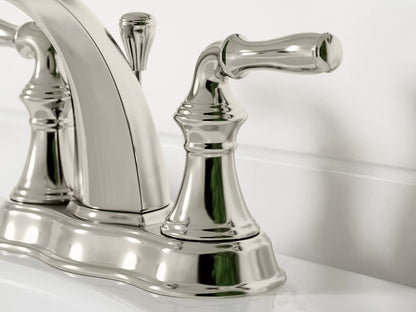 Kohler Devonshire Centerset Bathroom Sink Faucet - Polished Chrome (393-N4-CP)