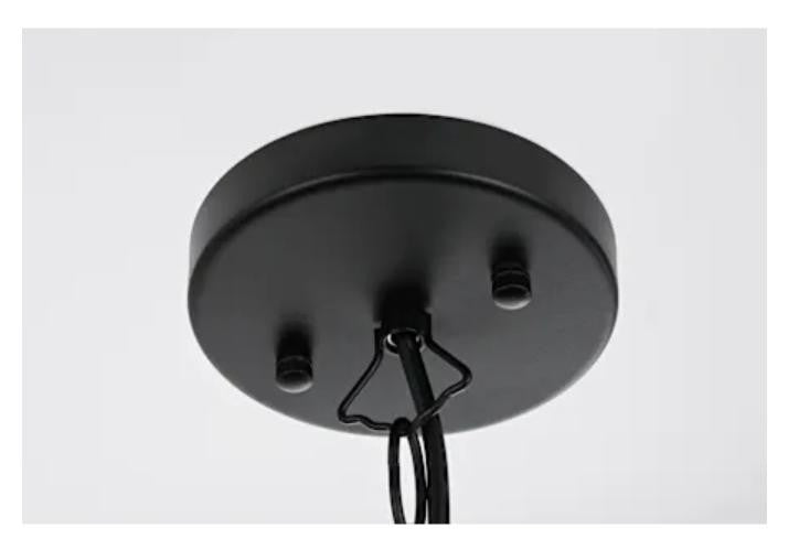 Elegant Lighting OD324H16 Sheridan 4 Light 9" Wide Outdoor Mini Pendant Black