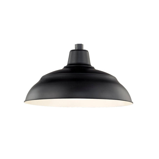 Millennium RWHS17-SB One Light Warehouse Shade, Black