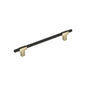 Amerock BP778192BBZMB Urbanite 7-9/16" C2C Golden/Matte Black Cabinet Pull