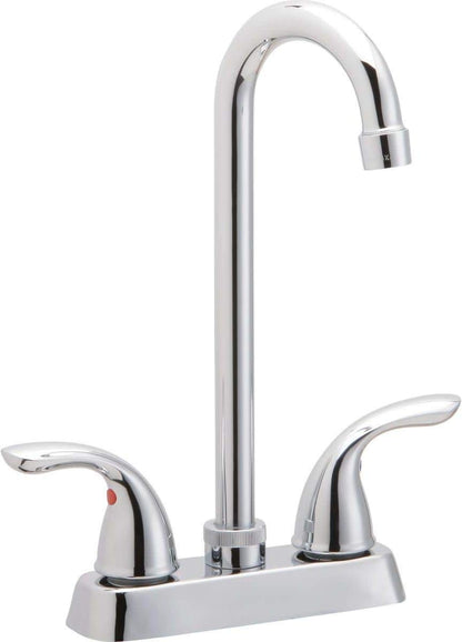 Elkay Everyday LK2477CR Deck Mount Bar Faucet with Lever Handles, Chrome