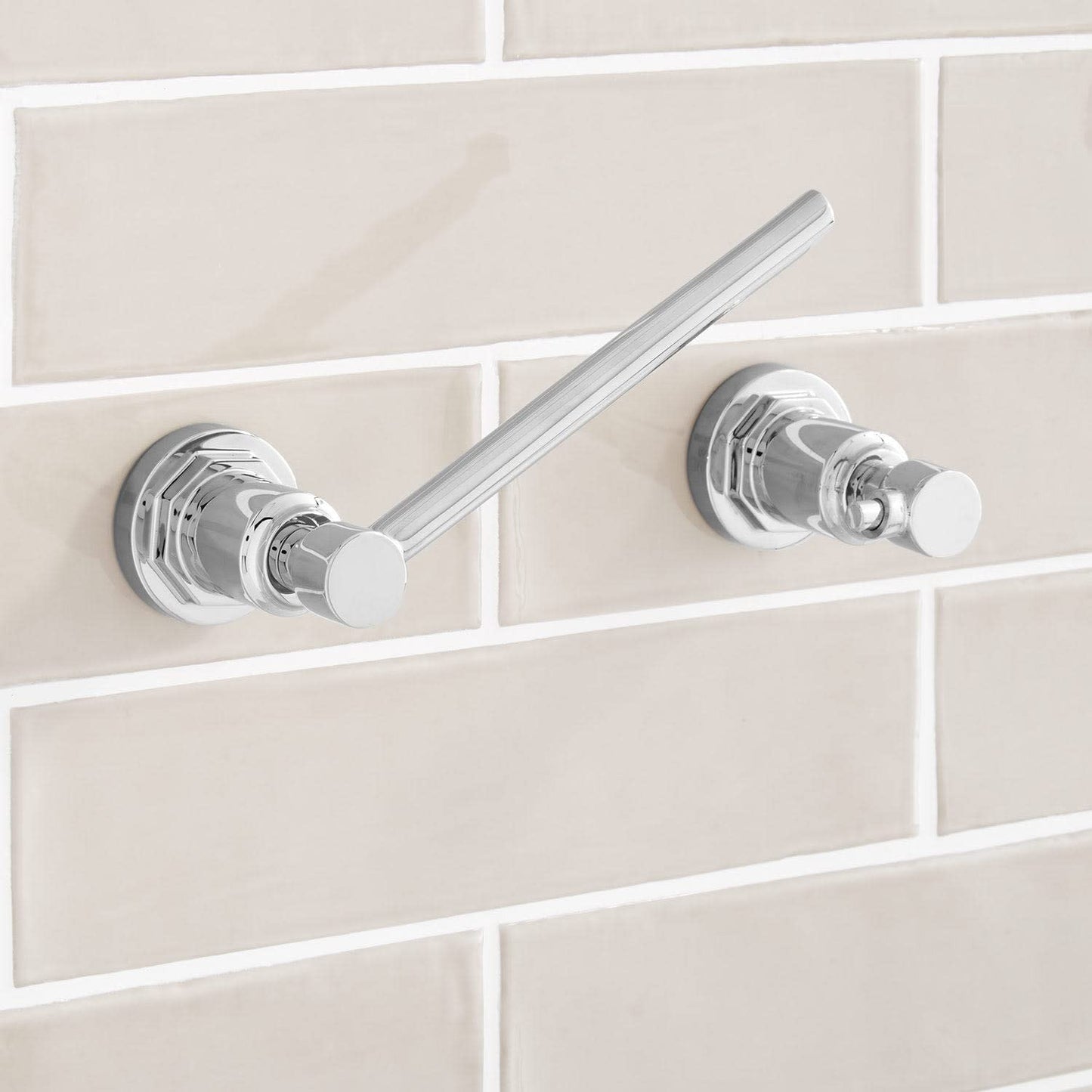 Signature Hardware 476969 Greyfield Wall Mounted Pivoting Toilet Paper Holder
