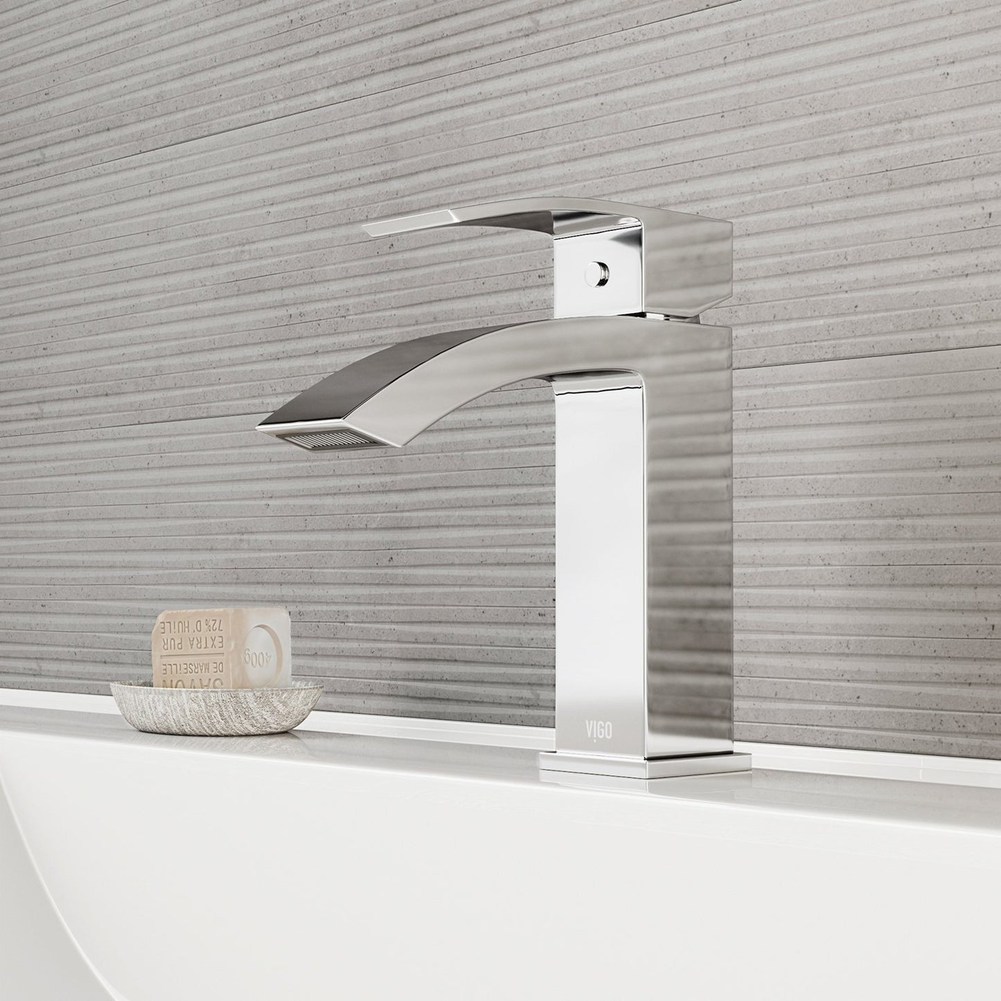 Vigo VG01015CH Lavatory Faucet - Single Hole - Chrome