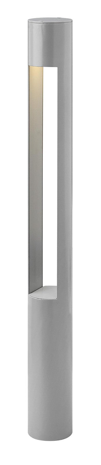 Hinkley Atlantis 15601TT - 12V Round Landscape Bollard-Aluminum-Titanium Finish