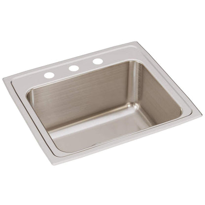 Elkay Lustertone DLR2219103 Single Bowl Top Mount Stainless Steel Sink