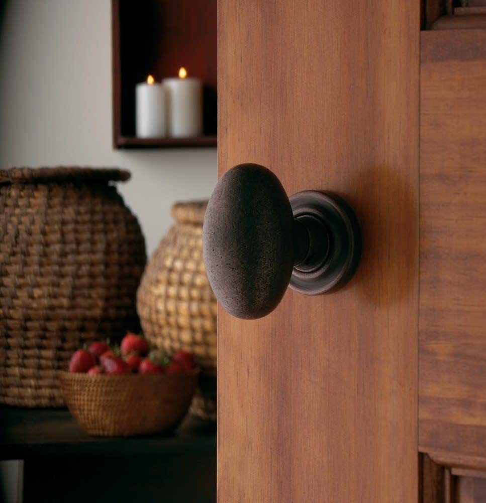 Baldwin 5025056IDM Non-Turning One-Sided Dummy Door Knob Round Rose Satin Nickel