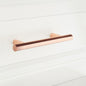 Signature Hardware EH6561.4.PRG Khoit 4" C2C Bar Cabinet Pull-Polished Rose Gold