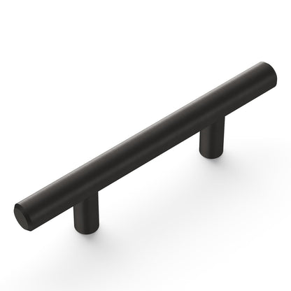 Hickory Hardware HH075592-BBLN Bar Pull 2-1/2" C2C Brushed Black Nickel