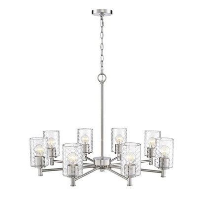 Millennium Lighting 9213 Ashli 3 Light 20" Wide Chandelier - Brushed Nickel