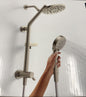 Kohler R38001-G-BN Hydrorail 3-in-1 Shower System Brushed Nickel