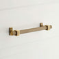 Signature Hardware 462366 Andrex 6-5/16" Center to Center Bar Pull-Antique Brass