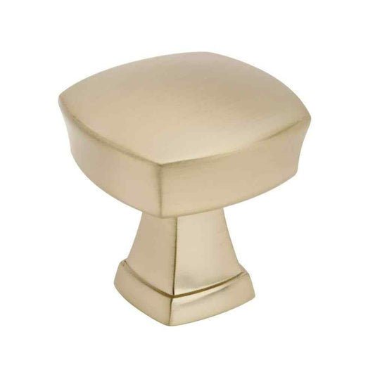 Amerock Bp11287 Stature 1-1/4  Square Cabinet Knob - Gold