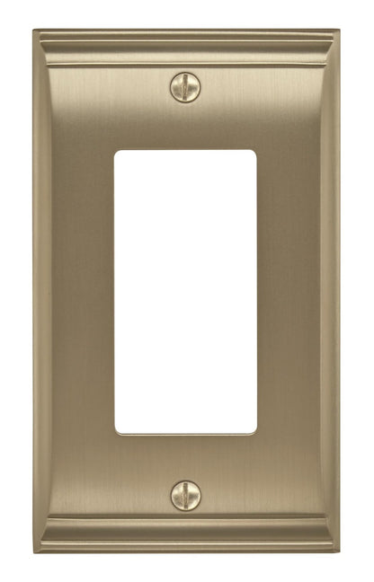 Amerock BP36504BBZ Wall Plate Golden Champagne 1 Rocker Switch Plate Cover