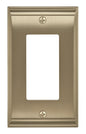 Amerock BP36504BBZ Wall Plate Golden Champagne 1 Rocker Switch Plate Cover