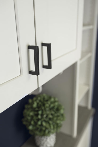 Hickory Hardware Kitchen Cabinet Pulls 3" Matte Black (Pack of 10)
