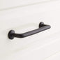Signature Hardware SH553009SBLK Belfast 6 Inch Handle Cabinet Pull - Matte Black