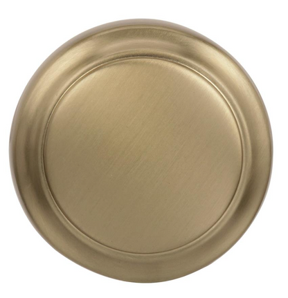 Amerock - HIGHLAND RIDGE Cabinet Knob - 1-3/16 in diameter - Golden Champagne