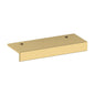 Baldwin 4620.BIN Edge 2" C2C Finger Cabinet Pull Lifetime Satin Brass
