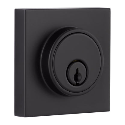 Miseno MLK1228 Lorton Single Cylinder Keyed Entry Deadbolt - Matte Black