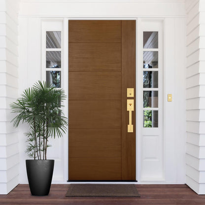Kwikset 818SCELIP San Clemente Single Cylinder Keyed Exterior Only Satin Chrome