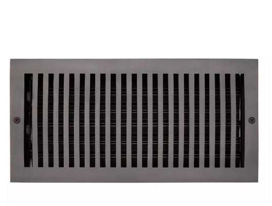 Signature Hardware SH551473ORB Modern Style 6" x 10" Brass Wall Register-ORB