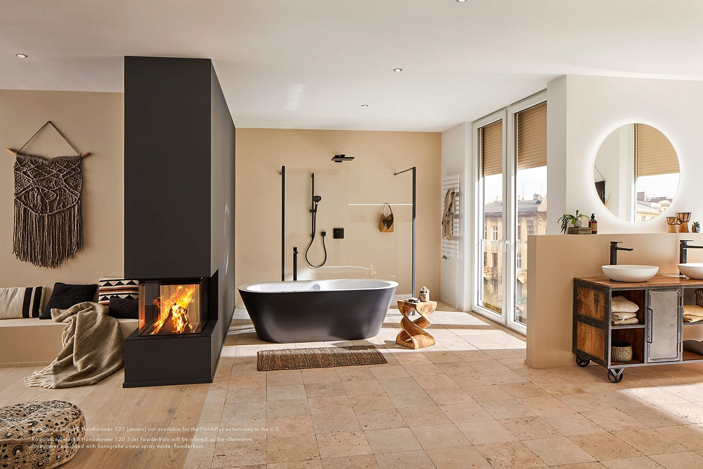 hansgrohe Techniflex Handheld Shower Hose 63-inch Matte Black, 28276673