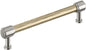 Amerock BP37539BBZG10 Lazzara 6-5/16" Hammered Cabinet Pull-Golden/Satin Nickel