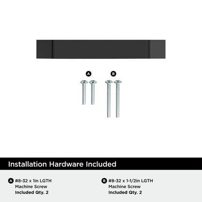 Miseno MCPTRP2300 Sierra 3" Center to Center Handle Cabinet Pull - Matte Black